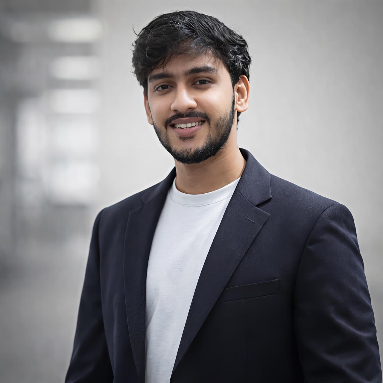 Portrait of Sahal Shaikh.